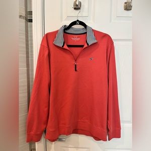 Vineyard Vines Salmon Quarter-zip